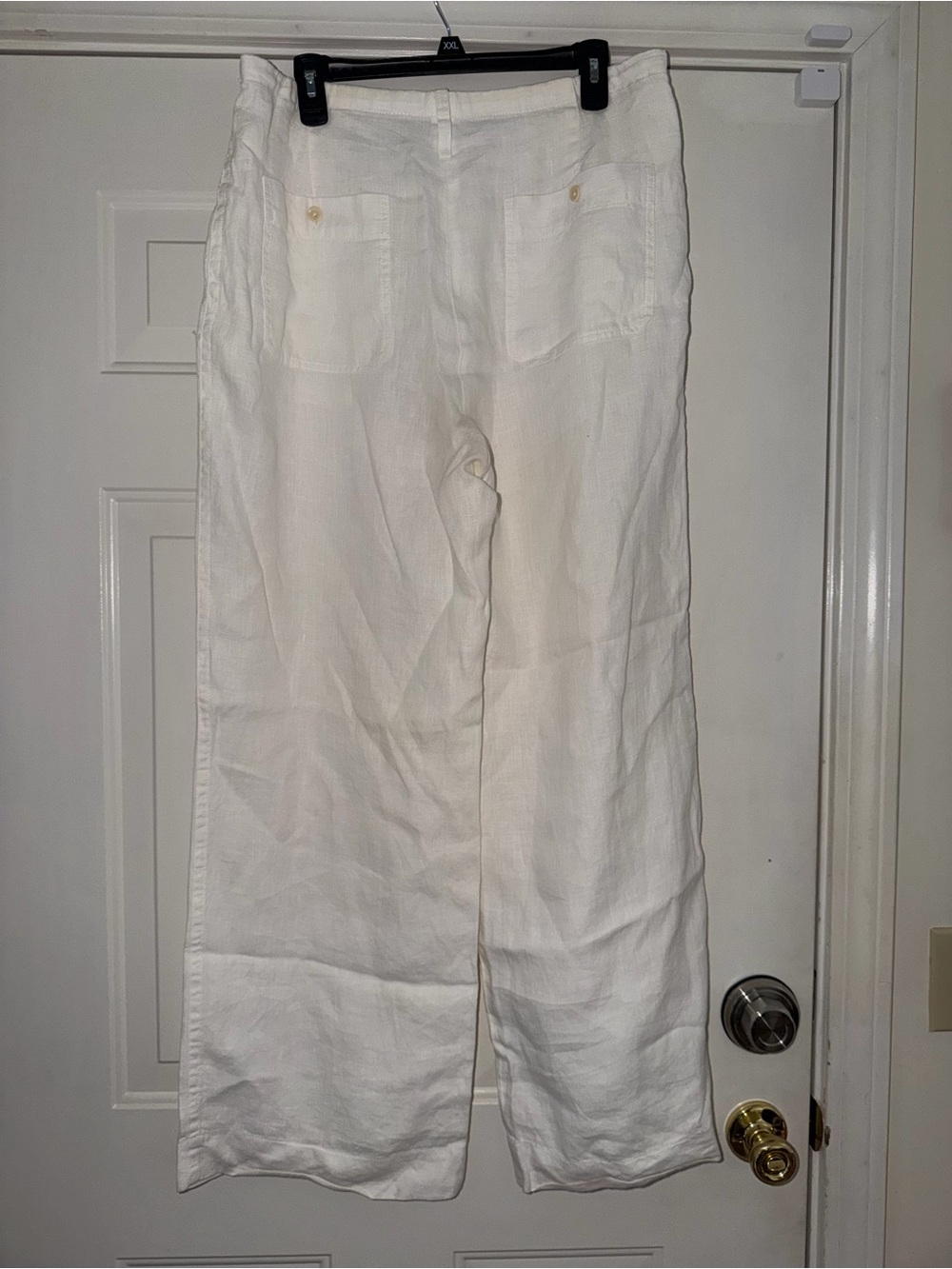 Vince Women’s White Hemp Wide Leg Pants. Lined. Sz XL - Picture 6 of 10